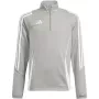 adidas Tiro 24 lasten treenipaita collegepaita harmaa 128 cm