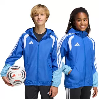 adidas Tiro 26 Competition All Weather lasten takki sininen 152cm