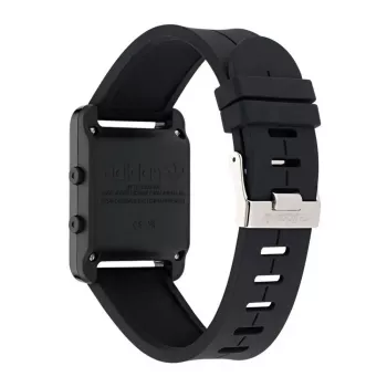 Adidas unisex AOST23568 kvartsianalogikello 31 mm musta silikoni