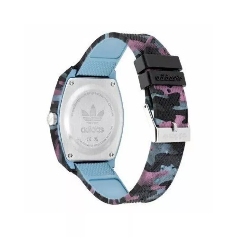 Adidas unisex-digitaalikello AOST22569 38 mm musta silikoni