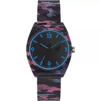 Adidas unisex-digitaalikello AOST22569 38 mm musta silikoni