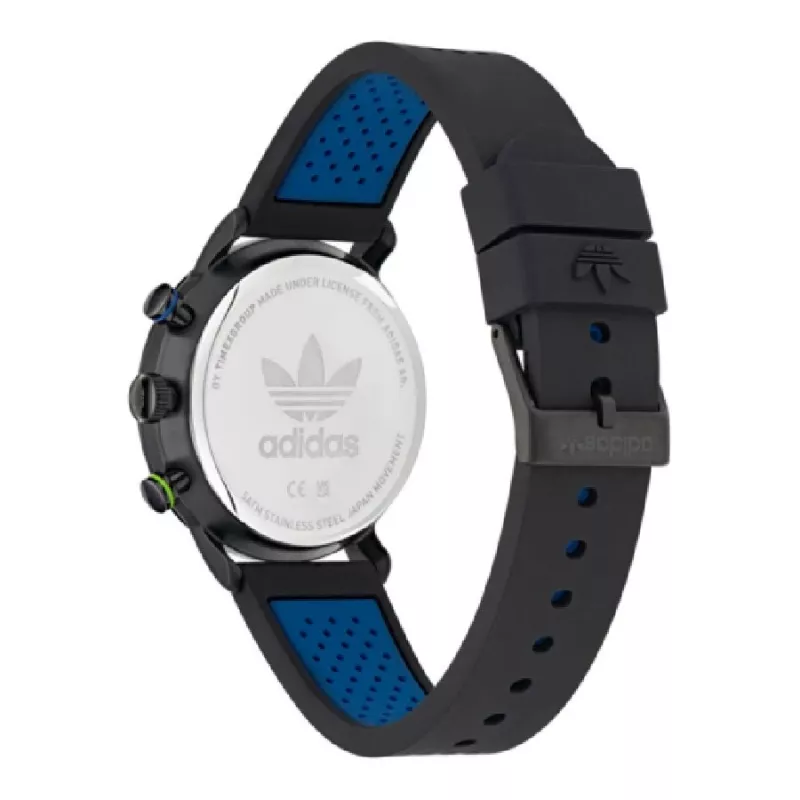 Adidas unisex-digitaalikello AOSY23021 40 mm musta silikoniranneke