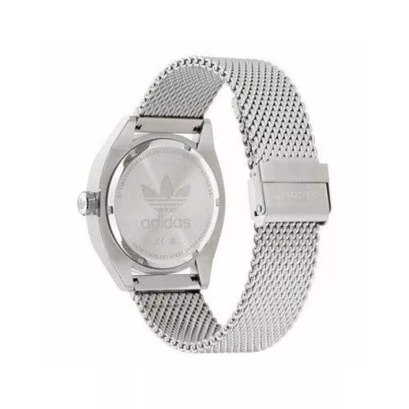Adidas unisex-kello AOFH22503 42 mm ruostumaton teräs musta silikoni