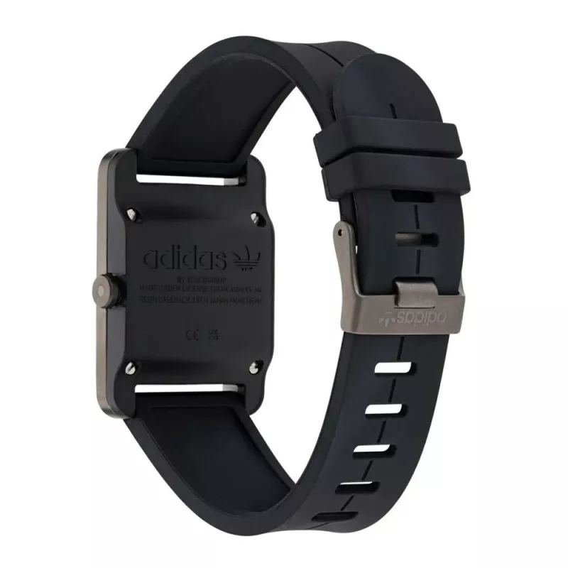 Adidas unisex-kello AOST23563 31 mm kvartsi analoginen silikoni musta