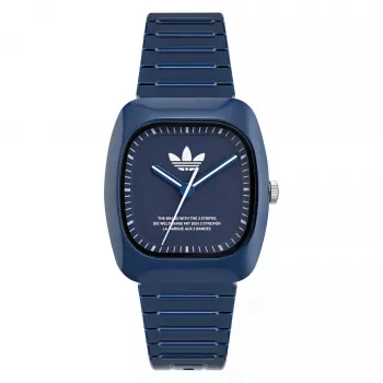 Adidas unisex-kello AOSY24029 37 mm kvartsi analoginen valkoinen silikoniranneke