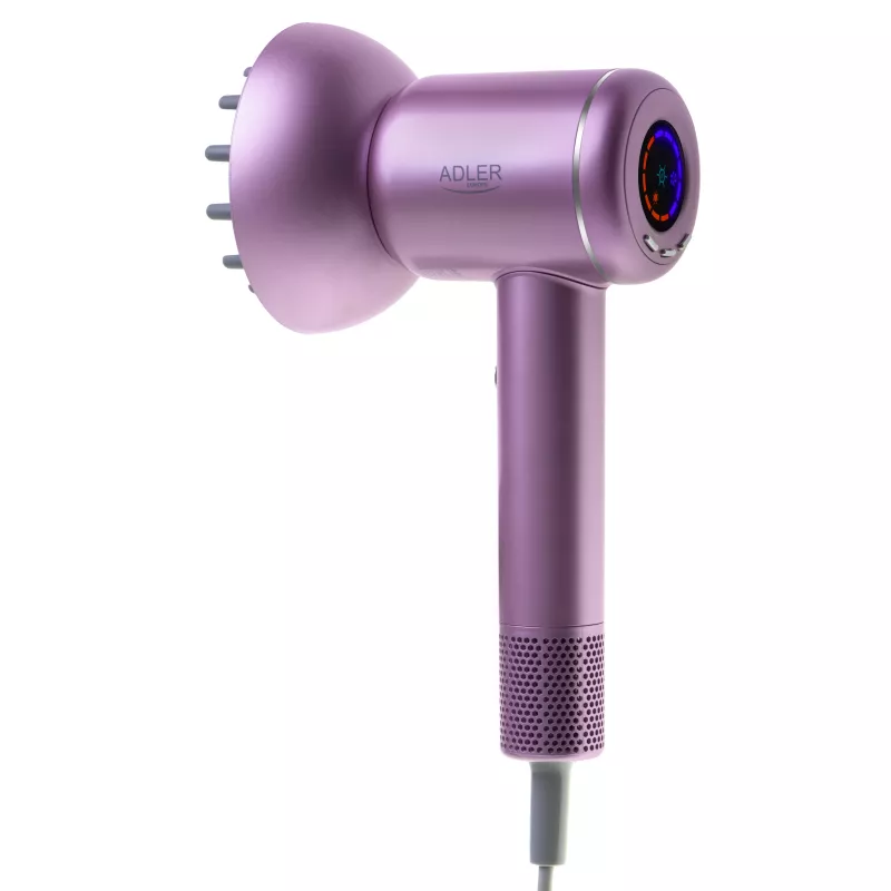ADLER AD 2270p matkahiustenkuivaaja 1200W Dual Voltage taitettava musta/hopea