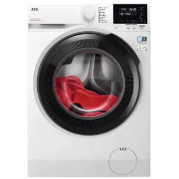 AEG LFR61944BE 9kg 1400 kierr./min edestä täytettävä pesukone ProSense-, ProSteam- ja ÖKOMix-toiminnoilla, valkoinen