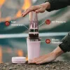 AeroPress Go Plus kahvinkeitin vaaleanpunaisella termomukilla 475 ml