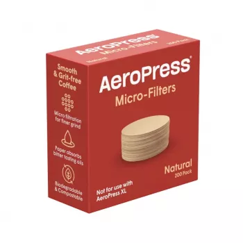 AeroPress paperinen mikrosuodatin luonnollinen 200 kpl