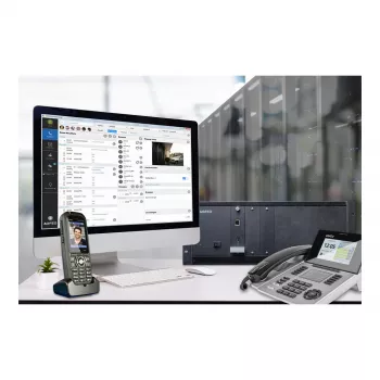 AGFEO ES 730 IT IP-viestintäjärjestelmä (PBX) – 100 liittymää, 100 SIP-trunkia, 30 VoIP-puhelua, Gigabit Ethernet, USB, palomuuri, VPN, UC-suite, CTI, Web-GUI