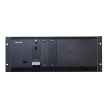 AGFEO ES 730 IT IP-viestintäjärjestelmä (PBX) – 100 liittymää, 100 SIP-trunkia, 30 VoIP-puhelua, Gigabit Ethernet, USB, palomuuri, VPN, UC-suite, CTI, Web-GUI