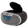 Aiwa BBTU-400SL kannettava stereojärjestelmä CD/FM RDS/USB/Bluetooth hopea MP3-toisto