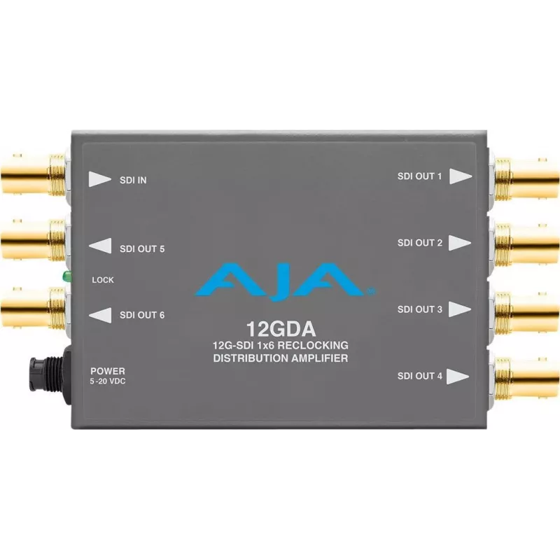 AJA 12GDA 12G-SDI 1x8 jakovahvistin