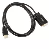 Akasa AK-CBHD26-20BK HDMI-VGA-adapterikaapeli 2m musta