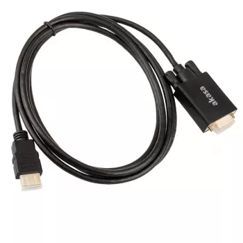 Akasa AK-CBHD26-20BK HDMI-VGA-adapterikaapeli 2m musta