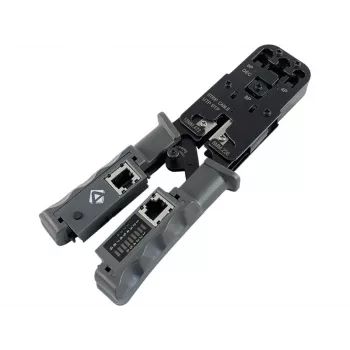 ALANTEC 4P6P8P puristuspihdit LAN-verkkokaapelitestauslaitteella