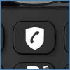 Alcatel 8517110010 DECT langaton puhelin luuri 1,5 tuuman kullanruskealla taustavalolla