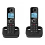 Alcatel F860 Duo DECT-langaton puhelin, musta