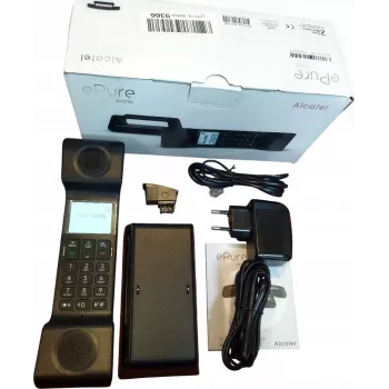 Alcatel ePure Iconic DECT langaton puhelin (musta)