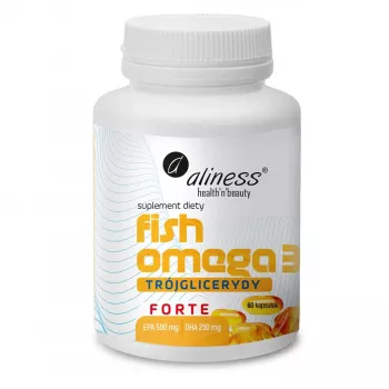 Aliness Fish Omega 3 FORTE triglyseridi 500/250 mg 60 kapselia