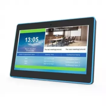 ALLNET MeetOne-131-C0 neuvotteluhuoneen RGB LED -tabletti, 13 tuumaa, RK3399, Android 10, NFC/RFID, ilman kameraa, musta