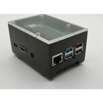 ALLNET Rock Pi alumiinikotelo ecoPI Starter musta (RockPi_GH_ecoPI_SW)