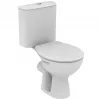 Alpha syvähuuhtelu-WC dual-flush-huuhtelusäiliöllä, valkoinen, 370x640x765 mm