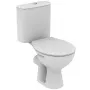 Alpha syvähuuhtelu-WC dual-flush-huuhtelusäiliöllä, valkoinen, 370x640x765 mm