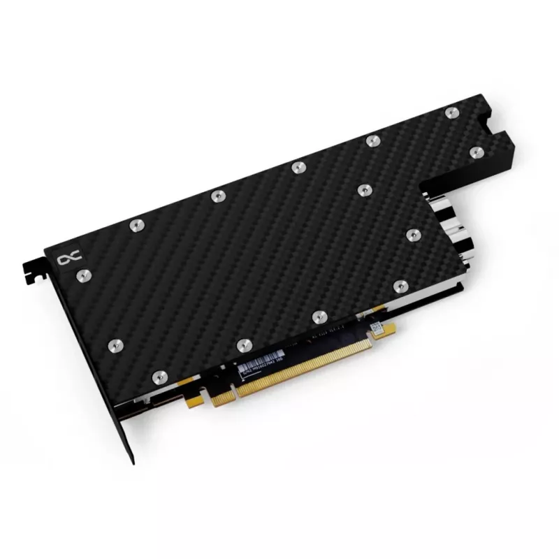 Alphacool 13725 Vesijäähdytyslohko ja takalevy