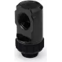 Alphacool Apex Grip 90° kääntyvä adapteri G1/4 ulkokierre sisäkierteeseen - syvänmusta 14807