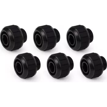 Alphacool Apex Grip -puristusliitin 13/10mm G1/4 musta 6 kpl:n sarja (14920)