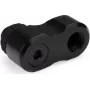 Alphacool Apex Grip Offset sovitin 27mm Dual 90° G1/4 ulkokierre sisäkierteeseen käännettävä musta 14814