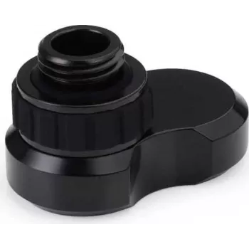 Alphacool Apex Grip Offset -liitin 16 mm G1/4 ulko- naaraskierteellä kierrettävä musta 14813