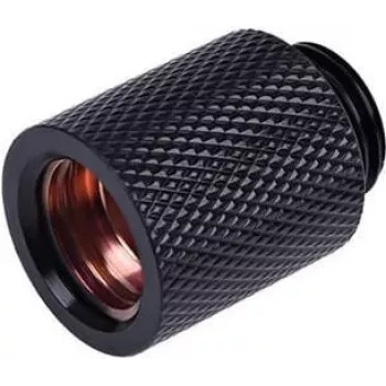 Alphacool HF jatkoliitin G1/4 - G1/4, 20 mm, Deep Black (17221)