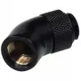 Alphacool HF 45° kääntösovitin G1/4 ulkokierre - G1/4 sisäkierre - syvänmusta 17051