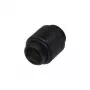 Alphacool HF kaksoisnippa G1/4 ulkokierre G1 ulkokierteeseen -adapteri (17033)
