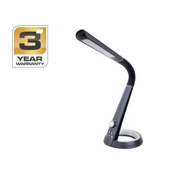 Alto BL1063B musta LED-pöytävalaisin kosketushimmentimellä ja USB-latausliitännällä