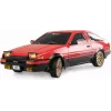 AMEWI AE86 drift-kilpa-auto 1:18 RTR punainen