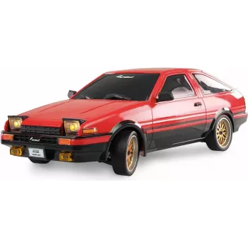 AMEWI AE86 drift-kilpa-auto 1:18 RTR punainen