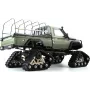 Amewi AMXRock RCX10PTS Scale Crawler Pick-Up mattgrün 1:10 RTR harjamoottori RC-malliauto sähkö-crawler 2,4 GHz (22463)