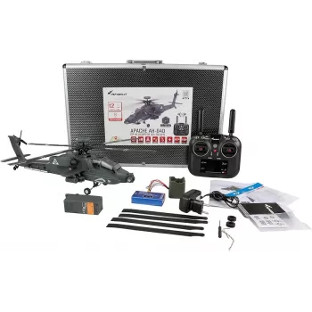 Amewi Apache AH-64D CP helikopteri 6G/3D RTF harmaa