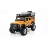 AMEWI D90X28 Metall Scale Crawler 4WD RC-auto 1:28 keltainen