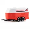 AMEWI RC Pickup Die Cast hevosperävaunulla 1:64 RTR punainen (22681)