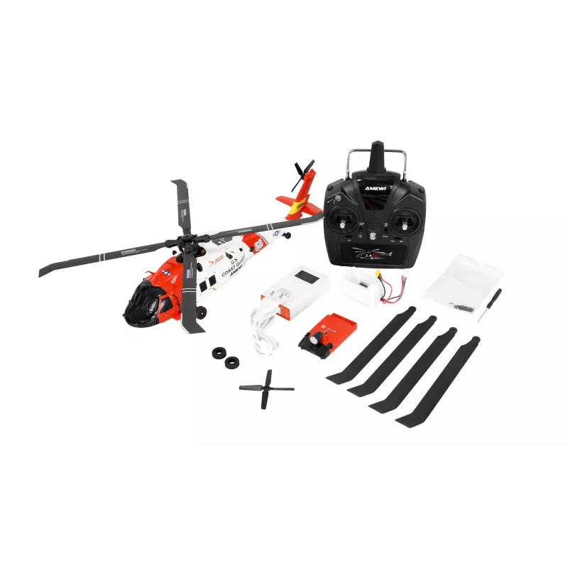 Amewi UH60 Black Hawk Coastguard helikopteri 6G/3D RTF