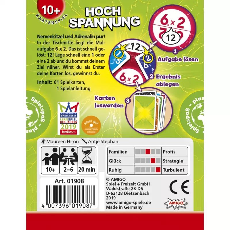 AMIGO Hochspannung korttipeli