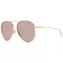 ANA HICKMANN HI3083-5804A naisten aurinkolasit, neliömäiset, havanna-asetaatti, ruskeat liukuvärjätyt linssit, 58 mm