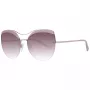ANA HICKMANN naisten aurinkolasit AH3207-59H01 Butterfly Cat Eye asetaattikehys liukuvärjätyt ruskeat linssit UV400