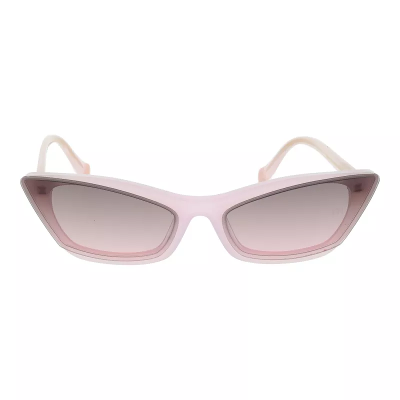 ANA HICKMANN naisten aurinkolasit AH9278-64T02 ruskea gradient asetaatti 64 mm