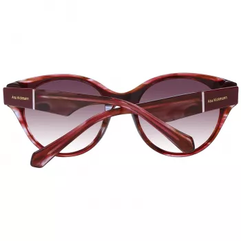 ANA HICKMANN naisten aurinkolasit AH9345-51H03 Butterfly/Square asetaattikehys ruskeat sävytetyt linssit 53 mm