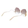 ANA HICKMANN naisten aurinkolasit HI3094-6105A havanna/ruskea liukuväri 61 mm